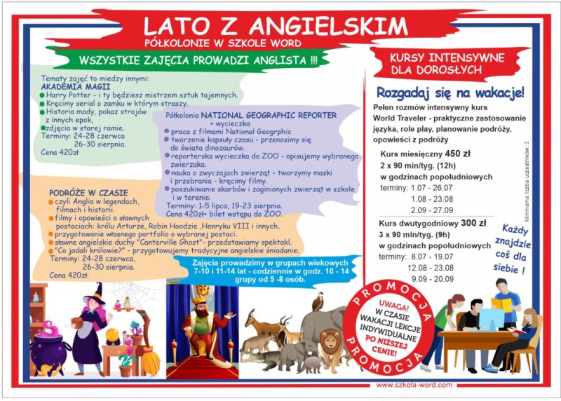 Lato 2024 z angielskim!